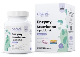 ENZYMY + PROBIOTYK TRAWIENIE JELITA 60 KAPS. VEGE OSAVI