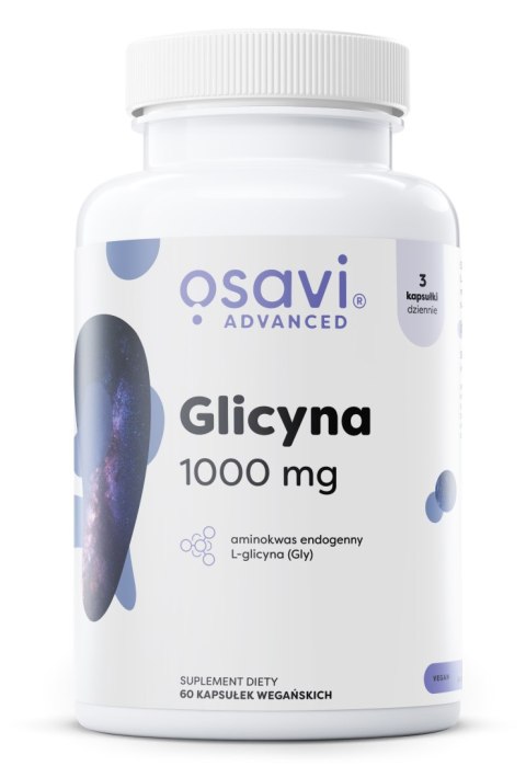 GLICYNA 1000 MG SEN REGENERACJA 60 KAPS. VEGE OSAVI