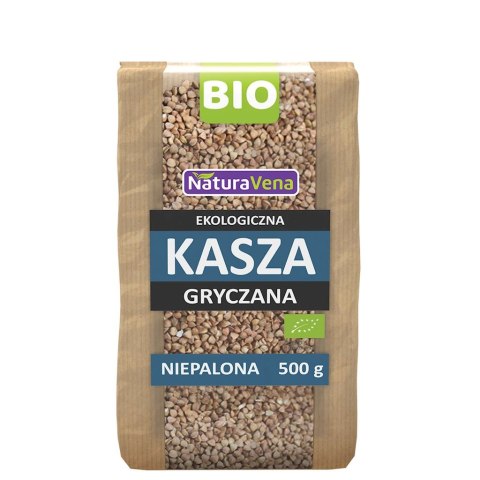 TERMIN 19/04/2026 KASZA GRYCZANA NIEPALONA BIO 500 g - NATURAVENA
