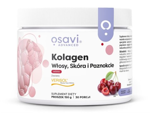 KOLAGEN WŁOSY SKÓRA PAZNOKCIE WIŚNIA 150 G OSAVI