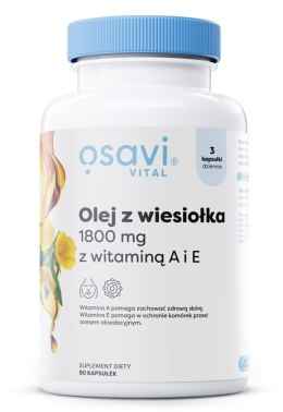 OLEJ Z WIESIOŁKA 1800 MG A+E HORMONY SKÓRA 90 SOFTG. OSAVI