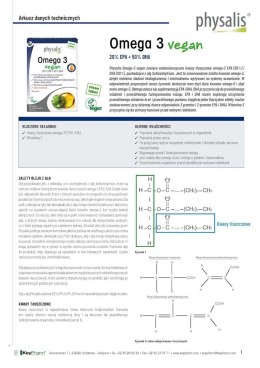 OMEGA-3 VEGAN 30 KAPSUŁEK - PHYSALIS