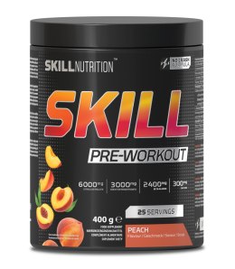 PRZEDTRENINGÓWKA SKILL PRE-WORKOUT, BRZOSKWINIA - 400G SKILL