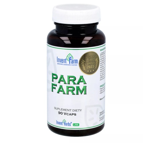 PARA FARM KAPSYŁKI NA JELITA TRAWIENIE WZDĘCIA OCZYSZCZANIE 90 Vcaps.