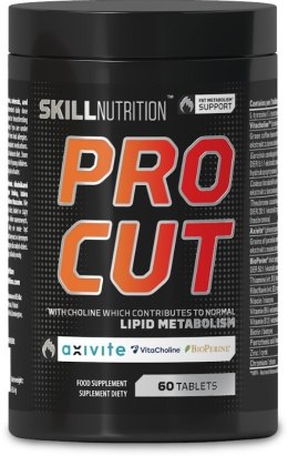 REDUKCJA TŁUSZCZU PRO CUT, FAT METABOLISM SUPPORT - 60 TABLETS SKILL