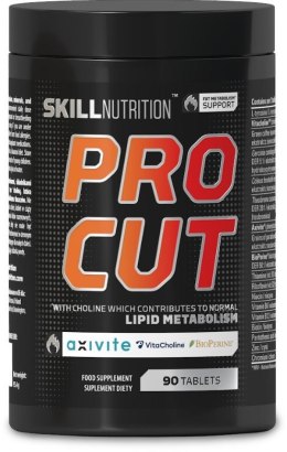 REDUKCJA TŁUSZCZU PRO CUT, FAT METABOLISM SUPPORT - 90 TABLETS SKILL