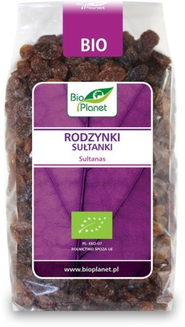 TERMIN 30/04/2026 RODZYNKI SUŁTANKI BIO 400 g - BIO PLANET