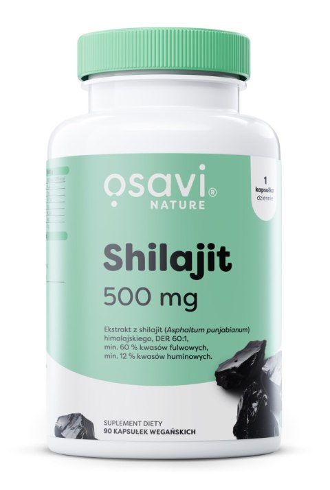 SHILAJIT 500 MG ENERGIA LIBIDO TESTOSTERON 90 KAPS. VEGE OSAVI