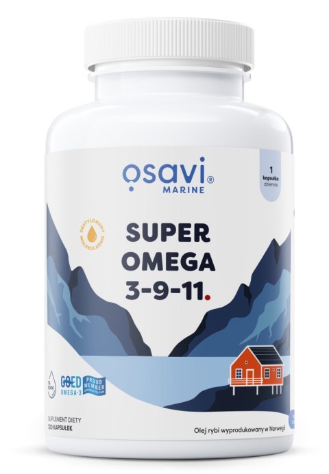 SUPER OMEGA 3-9-11 SERCE CHOLESTEROL 120 SOFTG. OSAVI