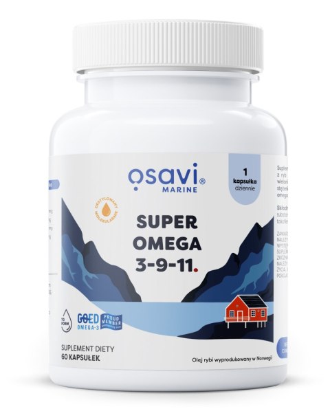 SUPER OMEGA 3-9-11 SERCE CHOLESTEROL 60 SOFTG. OSAVI