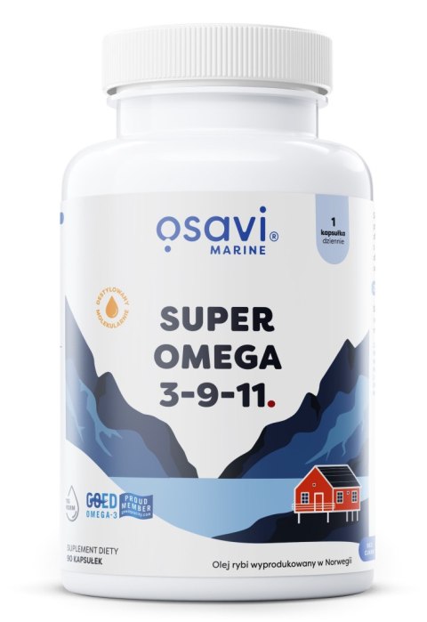 SUPER OMEGA 3-9-11 SERCE CHOLESTEROL 90 SOFTG. OSAVI