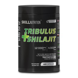 TRIBULUS + SHILAJIT (MUMIO) BUZDYGANEK SHILAJIT - 120 VEGAN CAPS SKILL