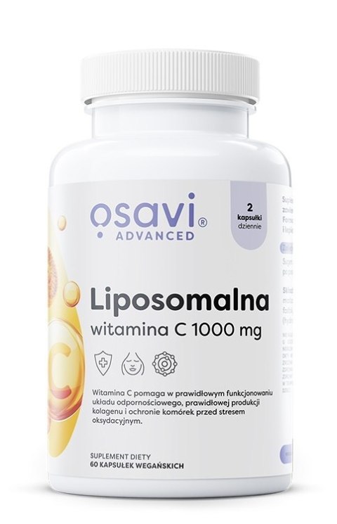 WITAMINA C LIPOSOMALNA 1000 MG ODPORNOŚĆ 60 KAPS. OSAVI