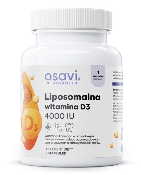 WITAMINA D3 LIPOSOMALNA 4000 IU ODPORNOŚĆ 60 KAPS. OSAVI