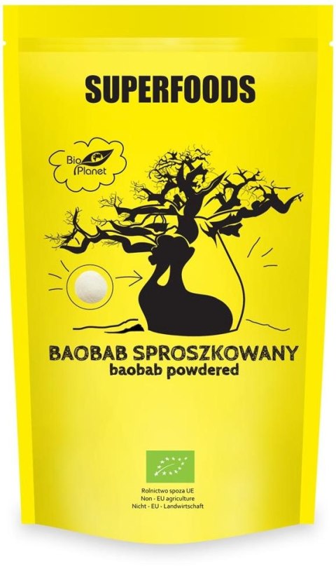 TERMIN 31/05 BAOBAB SPROSZKOWANY BIO 150 g - BIO PLANET