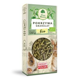 BIO POKRZYWA GRANULAT 150G DLA KRÓLIKÓW I GRYZONI NA WITALNOŚĆ