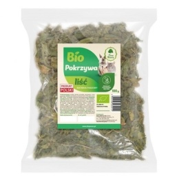BIO POKRZYWA LIŚĆ 100G DLA KRÓLIKÓW I GRYZONI NA WITALNOŚĆ