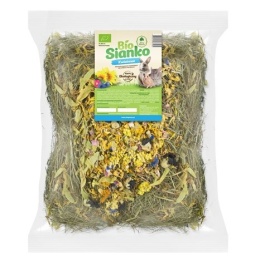 BIO SIANKO KWIATOWE DLA KRÓLIKÓW I GRYZONI 500G MIX KWIATÓW