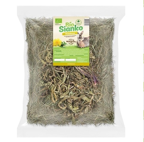 BIO SIANKO MNISZKOWE DLA KRÓLIKÓW I GRYZONI 500G NA WĄTROBĘ