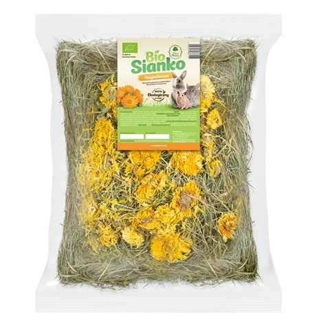 BIO SIANKO NAGIETKOWE DLA KRÓLIKÓW I GRYZONI 500G USPOKAJAJĄCE