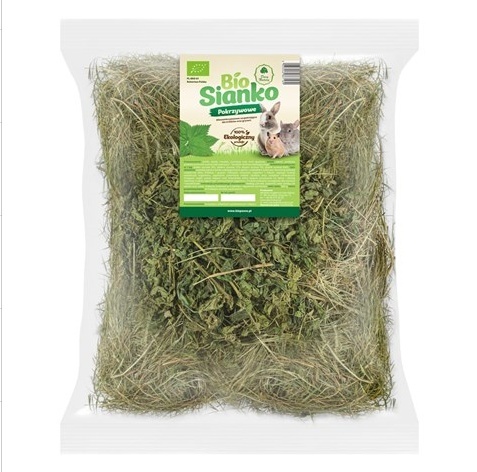 BIO SIANKO POKRZYWOWE DLA KRÓLIKÓW I GRYZONI 500G NA ODPORNOŚĆ
