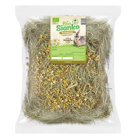 BIO SIANKO RUMIANKOWE DLA KRÓLIKÓW I GRYZONI 500G NA BRZUCH