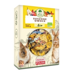 BIO SUSZONE OWOCE 350 G DLA KRÓLIKÓW I GRYZONI