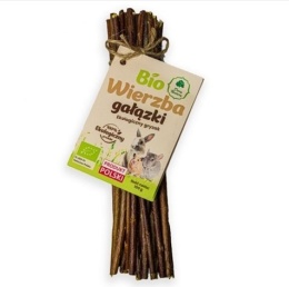 BIO WIERZBA GAŁĄZKI DLA KRÓLIKÓW I GRYZONI 100G