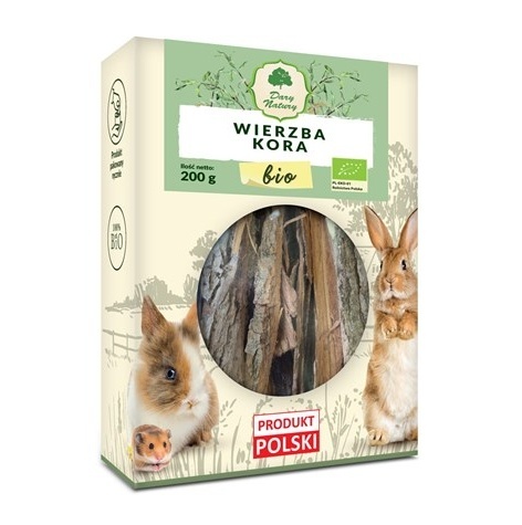 BIO WIERZBA KORA 200G DLA KRÓLIKÓW I GRYZONI NA ZĘBY