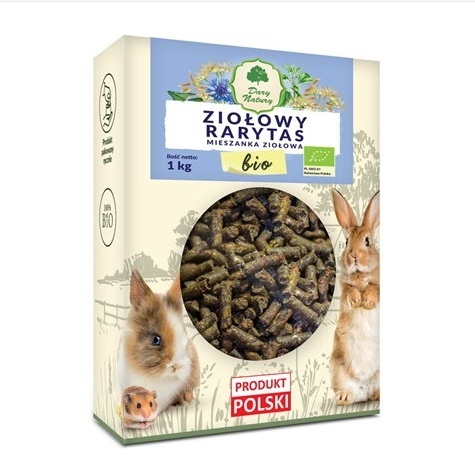 BIO ZIOŁOWY PRZYSMAK 1KG DLA KRÓLIKÓW I GRYZONI NA SMAK