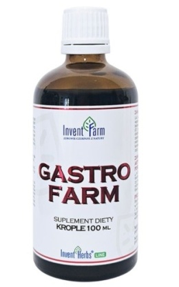 GASTRO FARM 100 ML KROPLE JELITA TRAWIENIE INVENT FARM