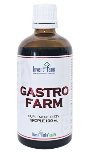 GASTRO FARM 100 ML KROPLE JELITA TRAWIENIE INVENT FARM