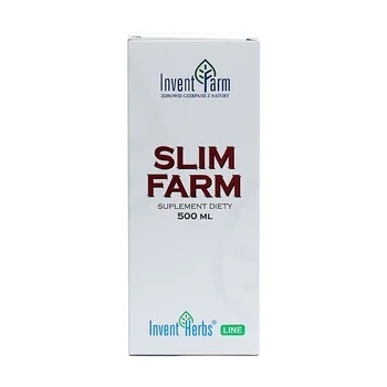 SLIM FARM 500 ML PŁYN METABOLIZM SPALANIE TŁUSZCZU INVENT FARM