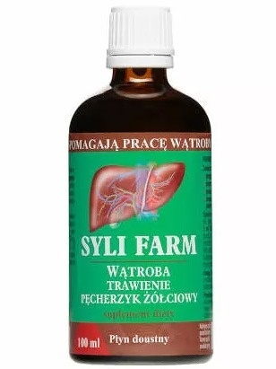 SYLI FARM 100 ML KROPLE WĄTROBA OSTROPEST DETOKS INVENT FARM