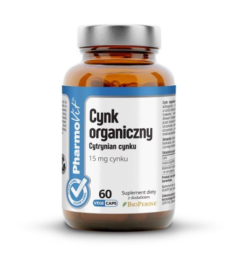 TERMIN 31/08/2026 CYNK 60 KAPSUŁEK 19,2 g- PHARMOVIT (CLEAN LABEL)