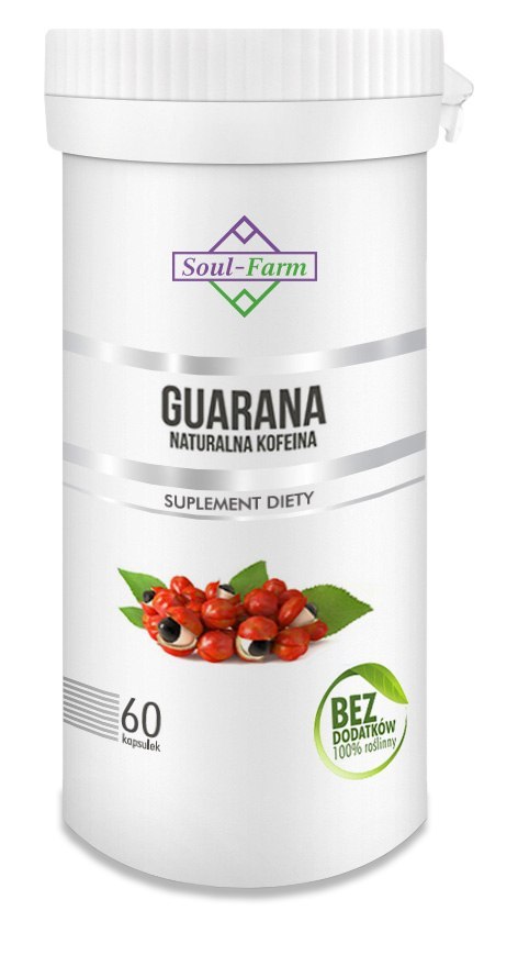 GUARANA EKSTRAKT 500 mg 60 KAPSUŁEK - SOUL FARM