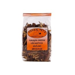 Herbal Pets Gałązki Drzew Liściastych dla Królika - Naturalny Gryzak do Ścierania Zębów
