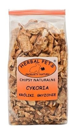 Herbal Pets chipsy z cykorii dla królików i gryzoni 125g