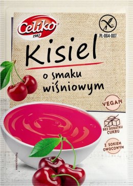 TERMIN 30/06/2026 KISIEL O SMAKU WIŚNIOWYM BEZGLUTENOWY 40 g - CELIKO