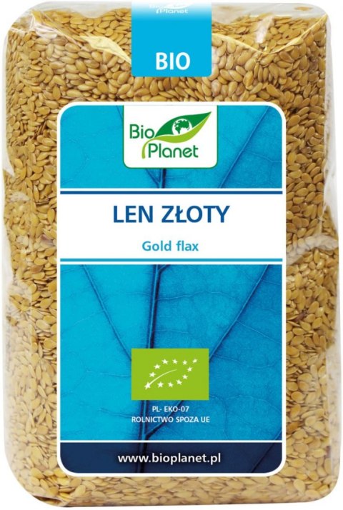 TERMIN 31/08/2026 LEN ZŁOTY BIO 400 g - BIO PLANET