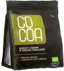TERMIN 02/09/2026 ORZECHY LASKOWE W SUROWEJ CZEKOLADZIE BIO 70 g - COCOA