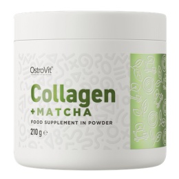 TERMIN 08/07/2026 OstroVit Kolagen + Matcha 210 g naturalny