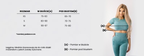 OstroVit Top na krótki rękaw bezszwowy ZIELEŃ rozmiar S