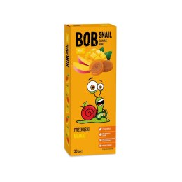 TERMIN 23/06/2026 PRZEKĄSKA MANGO BEZ DODATKU CUKRU BEZGLUTENOWA 30 g - BOB SNAIL
