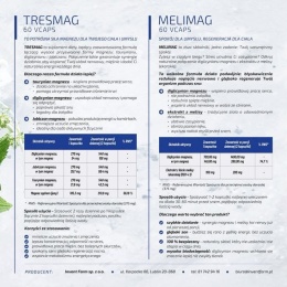 TRESMAG MAGNEZ 3 ORGANICZNE FORMY - 60 kaps. INVENT FARM