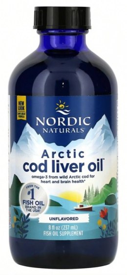 NORDIC NATURALS Arctic Cod tran bez aromatu 237 ml