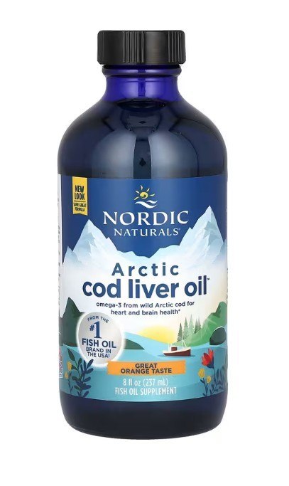 NORDIC NATURALS Arctic Cod tran omega-3 pomarańcza 237 ml