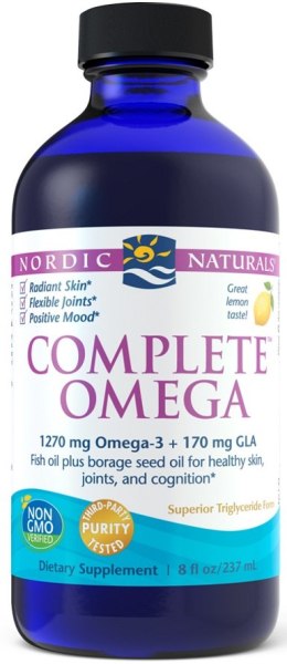NORDIC NATURALS Complete Omega 3-6-9 cytryna 237 ml