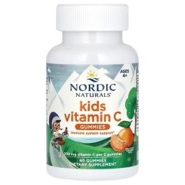 NORDIC NATURALS Kids witamina C dla dzieci 60 żelków mandarynka
