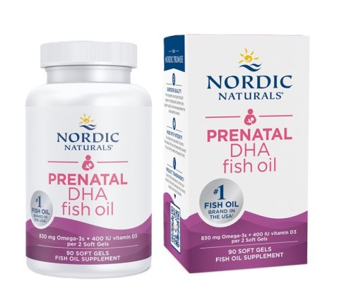 NORDIC NATURALS Prenatal DHA omega-3 z witaminą D3 90 kapsułek